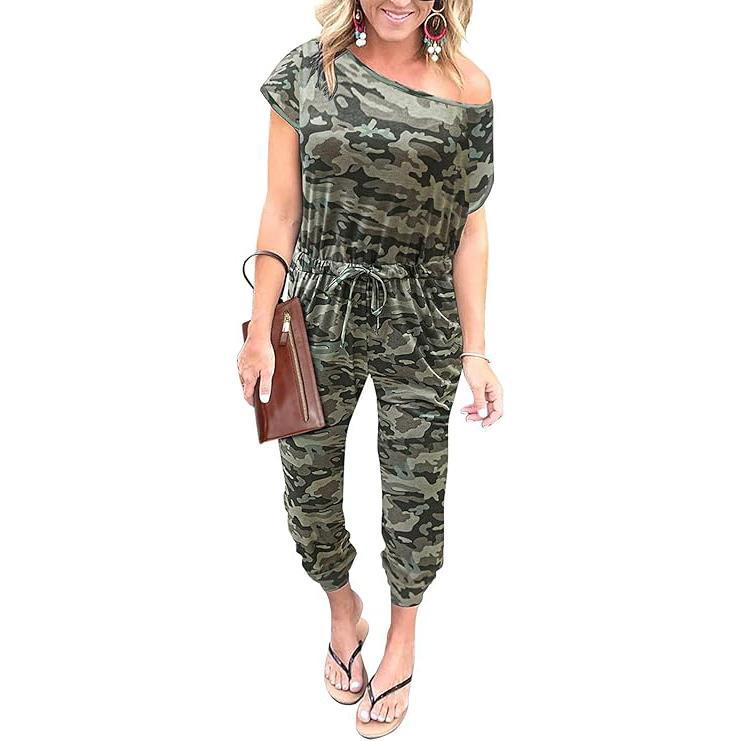 Summer Outfit Women'S Jumpsuit Plus Size S Xxxl Off Shoulder