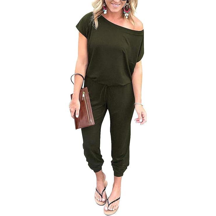 Summer Outfit Women'S Jumpsuit Plus Size S Xxxl Off Shoulder