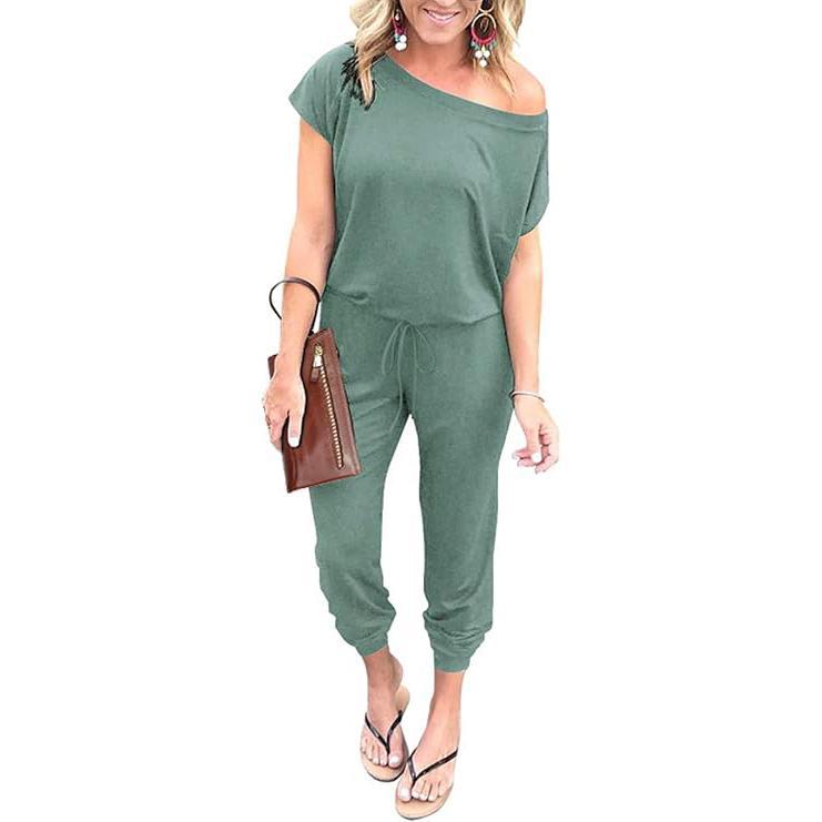Summer Outfit Women'S Jumpsuit Plus Size S Xxxl Off Shoulder