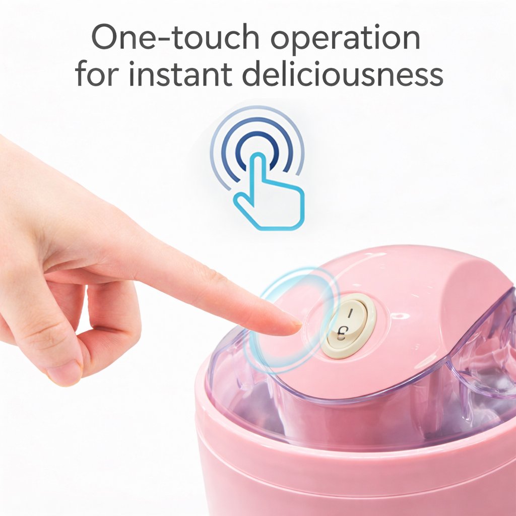 🍨Small Home Mini Ice Cream Maker
