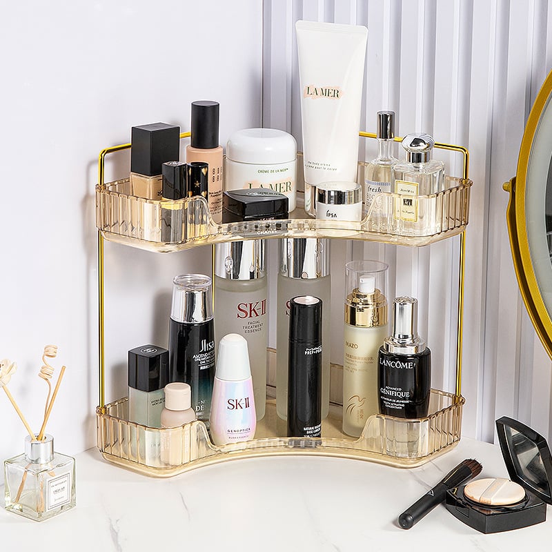 Multi-Tier Corner Countertop Organizer Rack