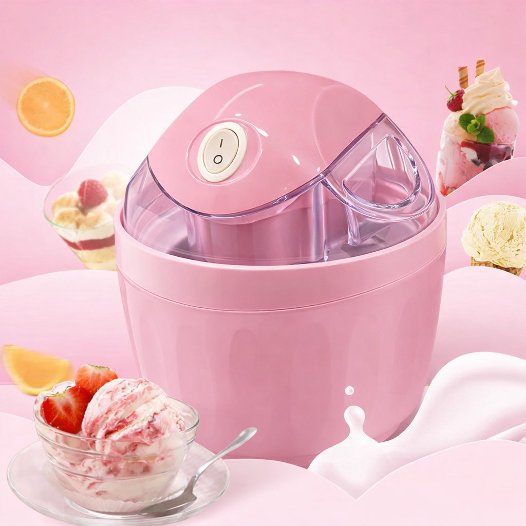 🍨Small Home Mini Ice Cream Maker