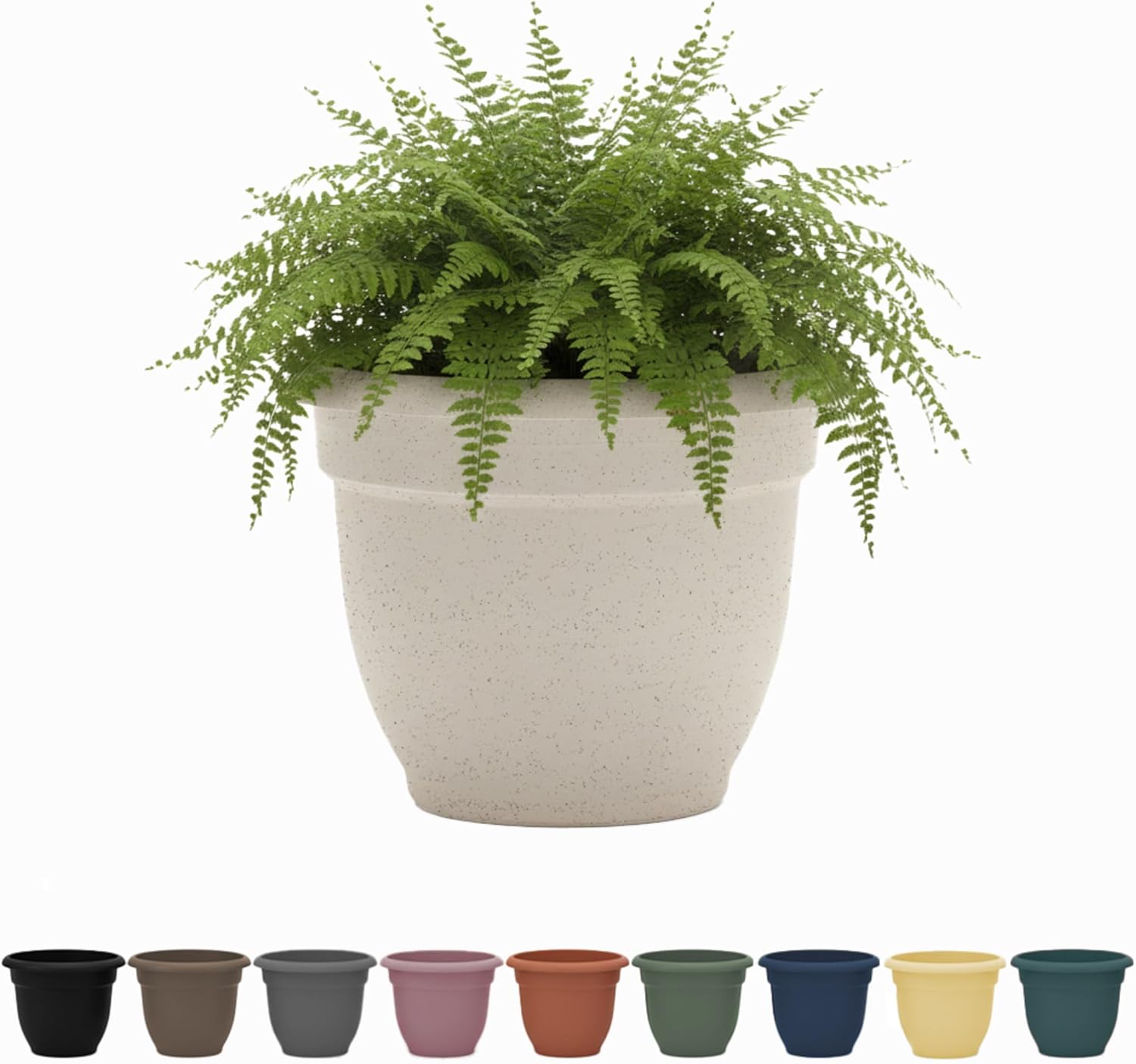 Self-Watering Resin Planter Pot 