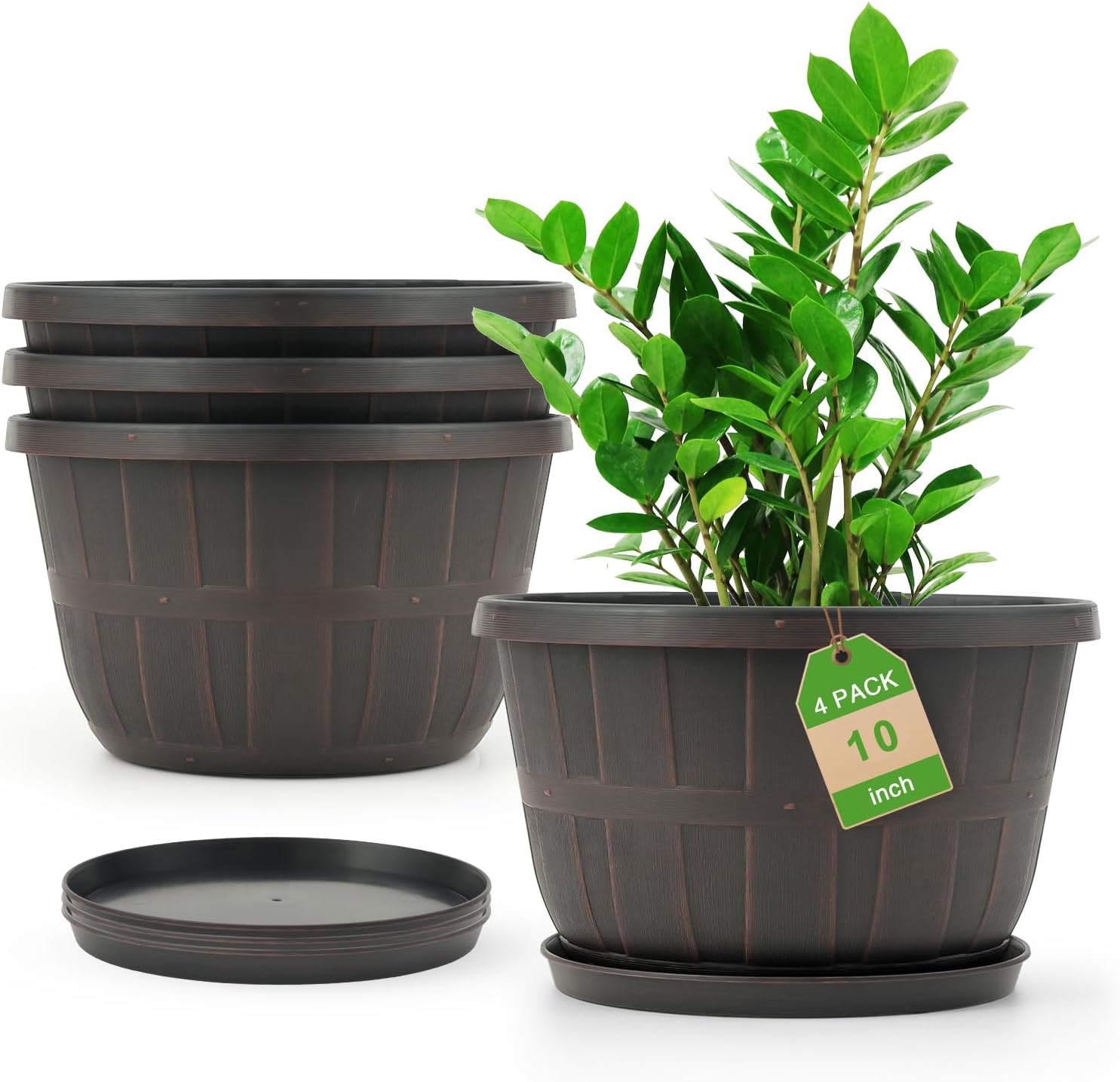 Plastic Flower Pots for Indoor Plants