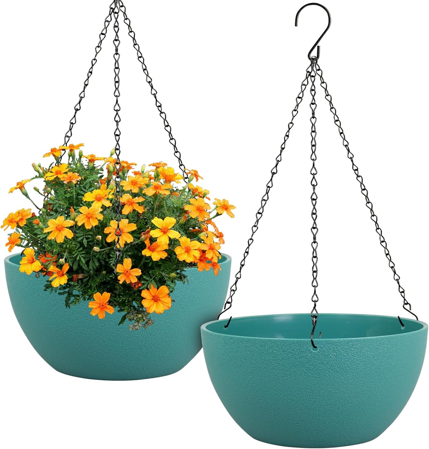 12 inch Large Hanging Planters Plant Pots for Indoor Outdoor Plants