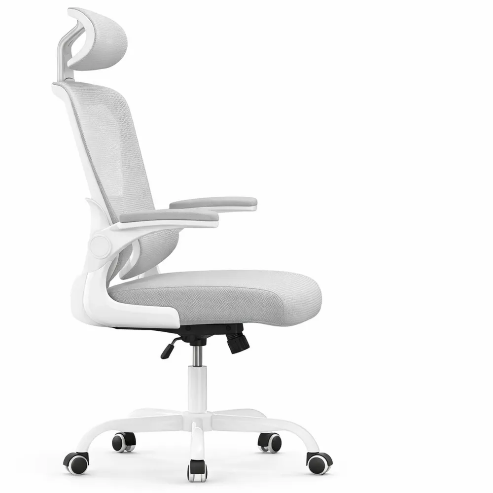 Chaise Ergonomique avec Support Lombaire et Appuie-tête Réglables