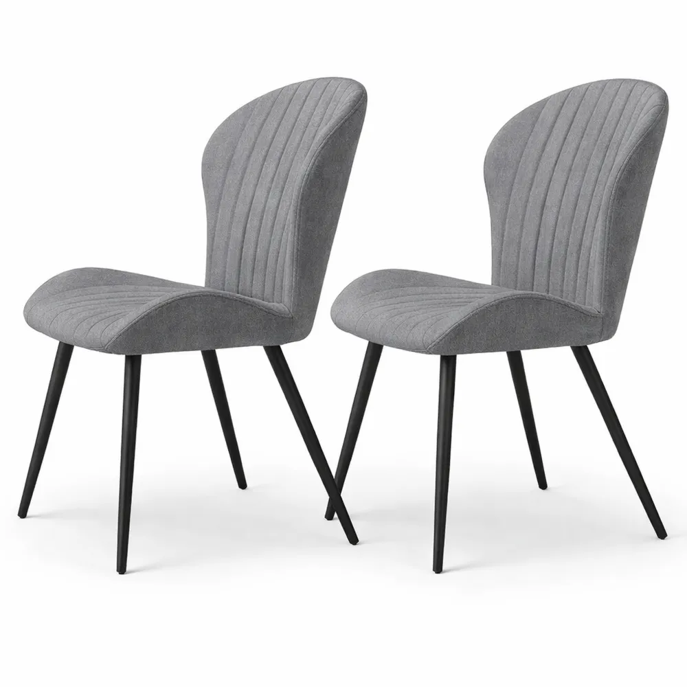 Chaises Ergonomiques avec Accoudoirs et Pieds Métal pour Intérieur