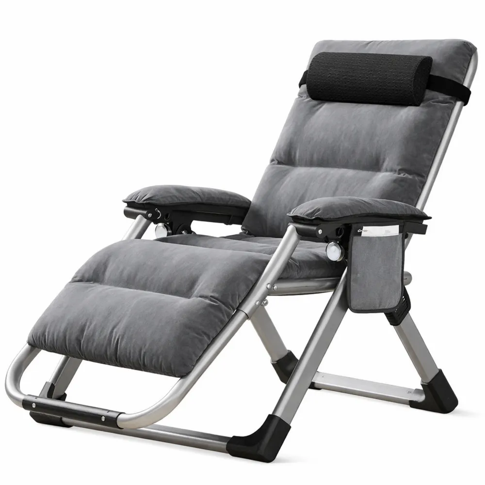 Chaise de Jardin Inclinable, Confort Extérieur, Support jusqu'à 200 kg, Avec Table d'Appoint