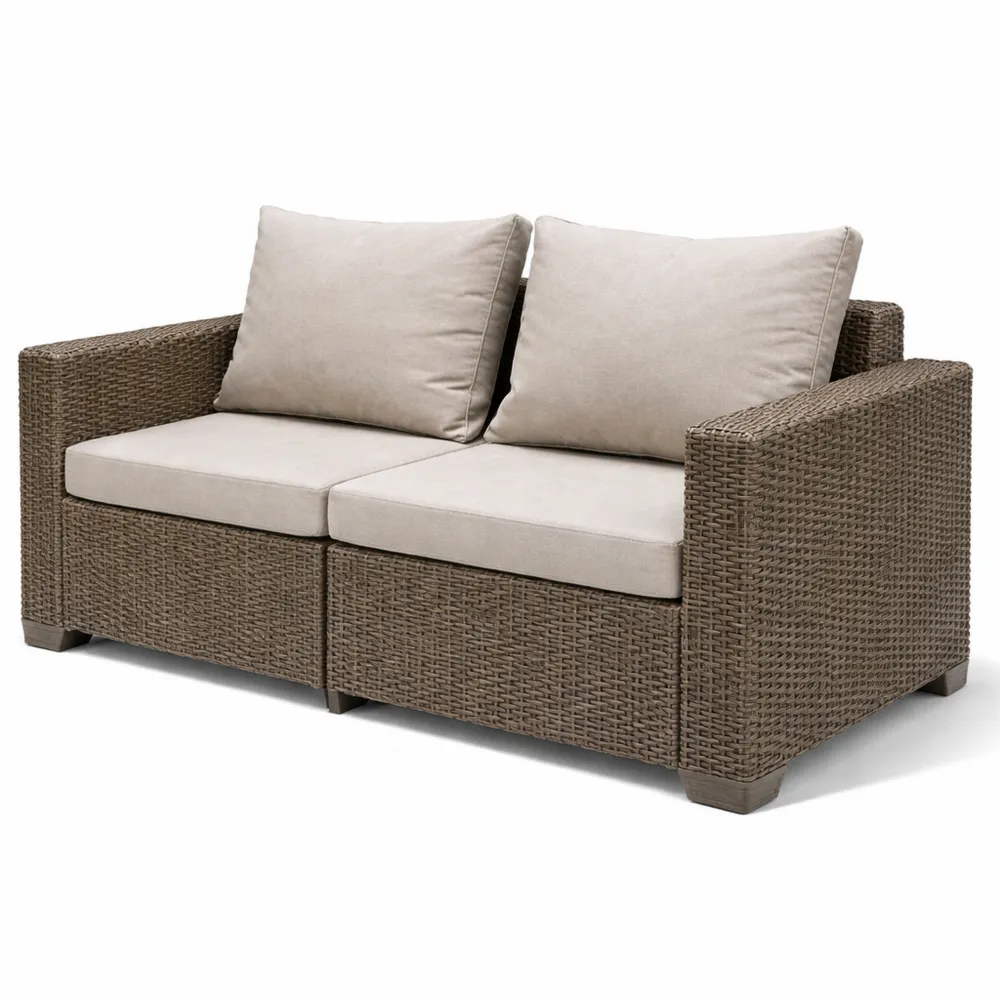 Ensemble de Salon en Plastique pour Terrasse