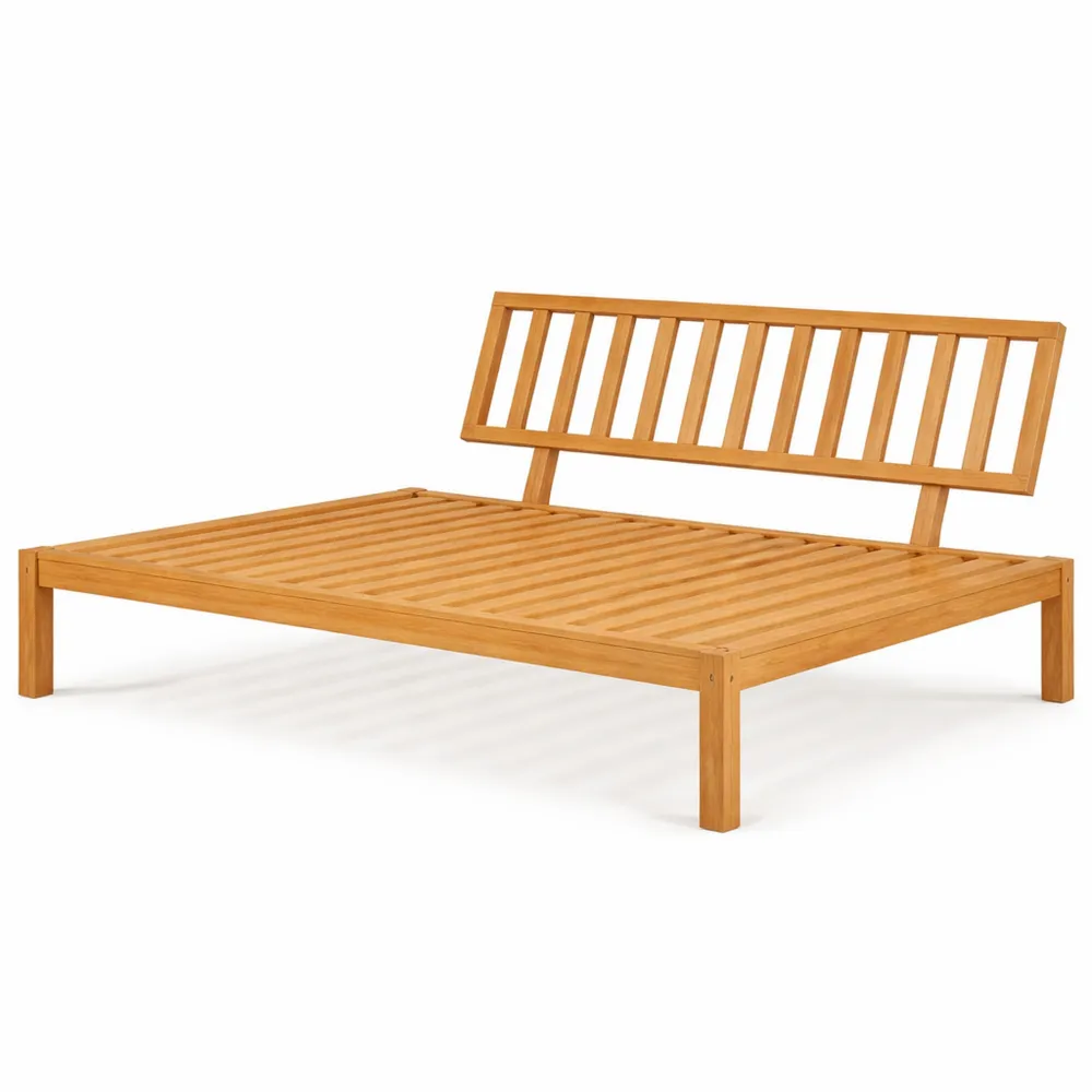 Canapé d'extérieur en bois d'acacia