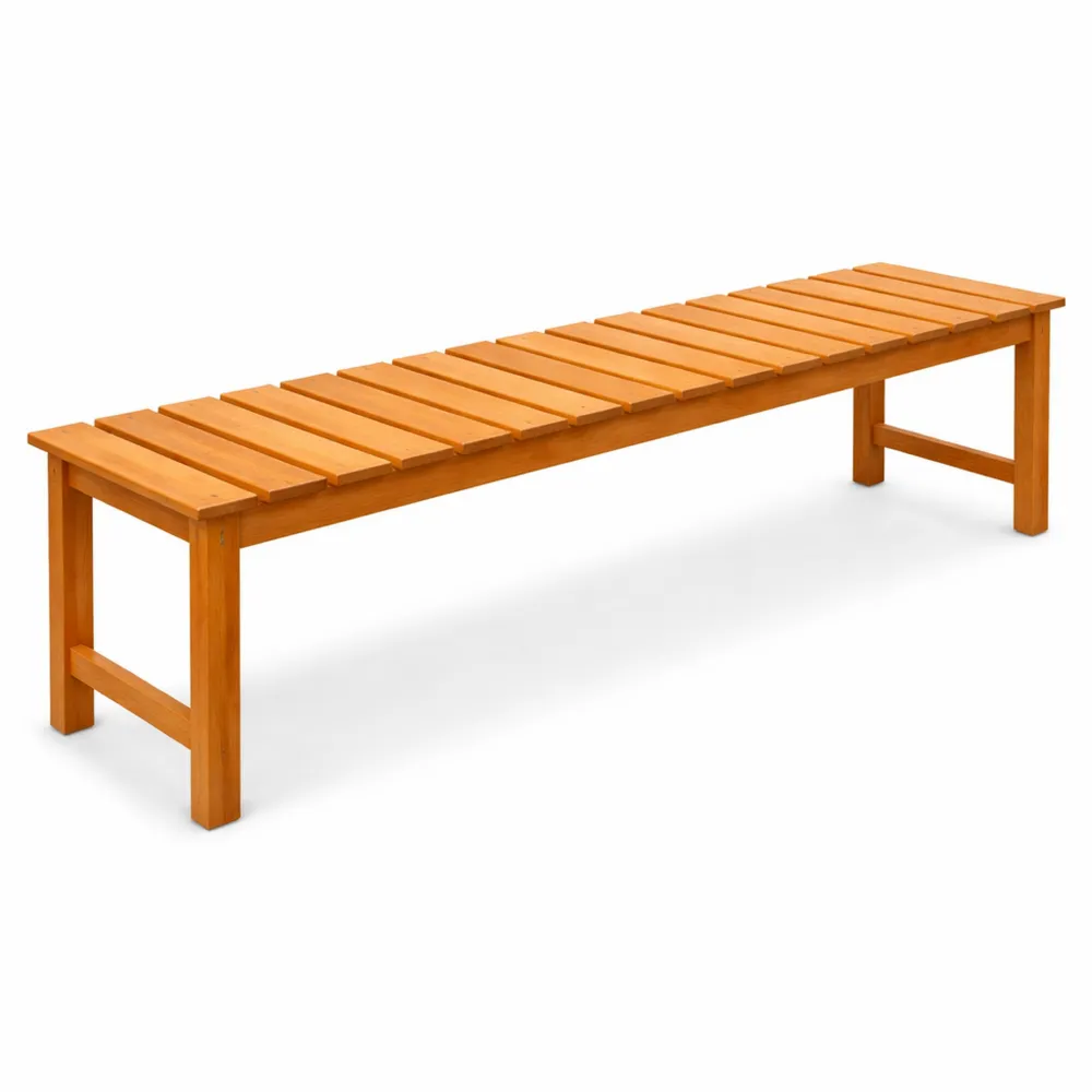 Banc en Bois d'Acacia pour Intérieur et Extérieur, 140cm