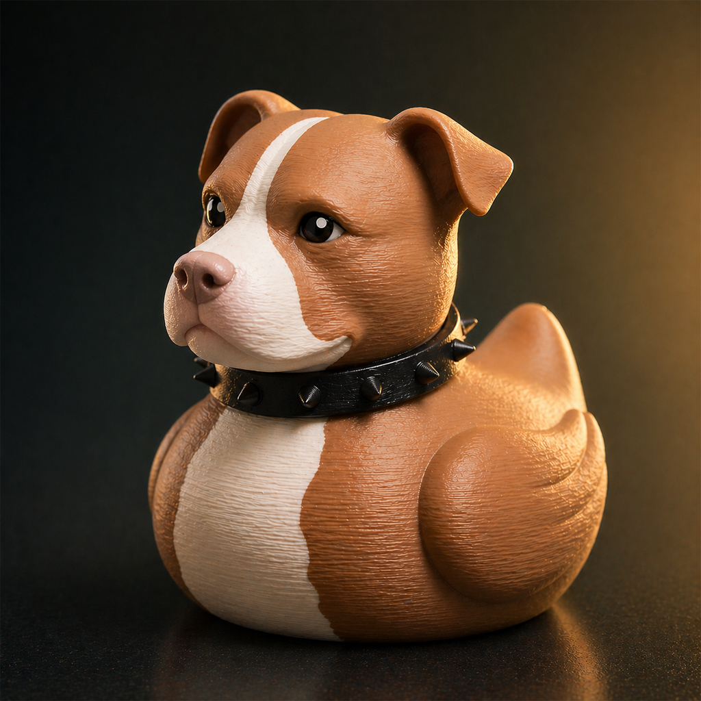 Pit Bull Rubber Duck