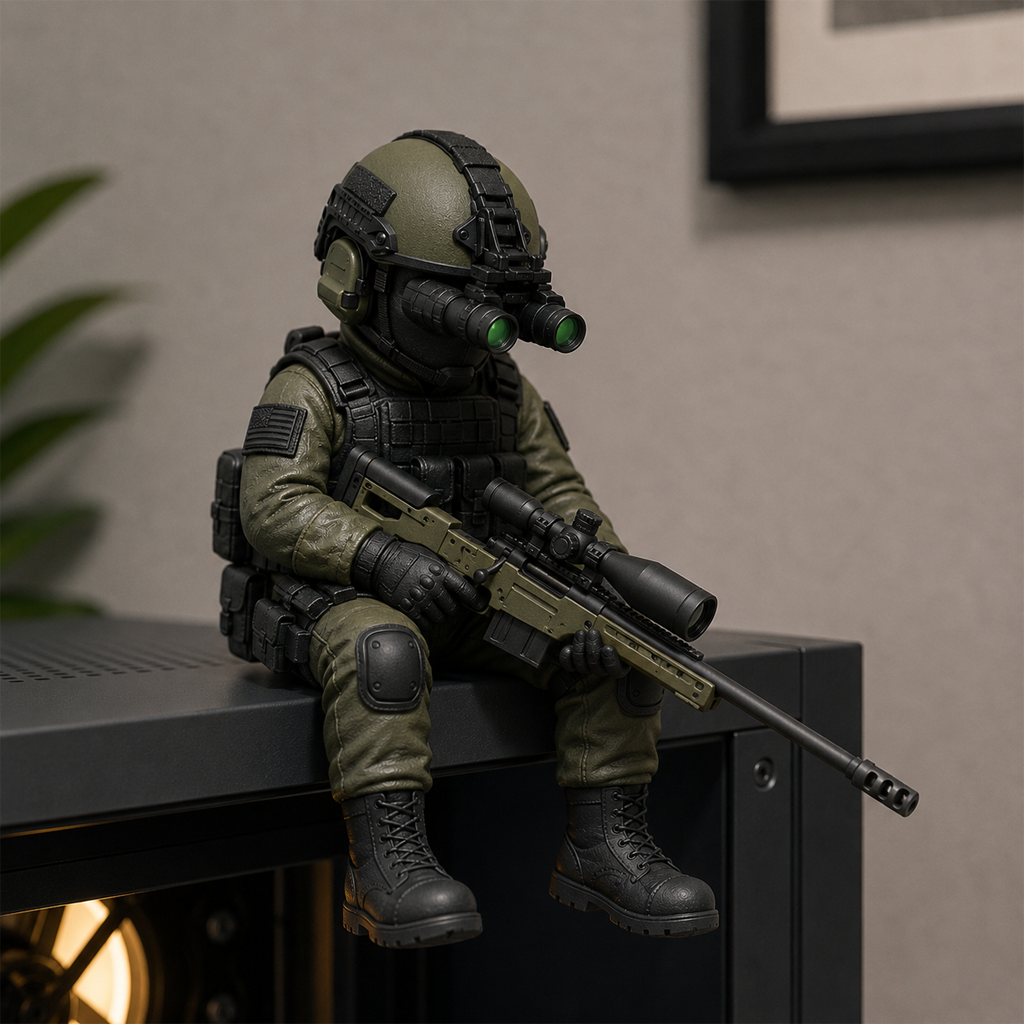 Tactical Sniper Mini Figurine
