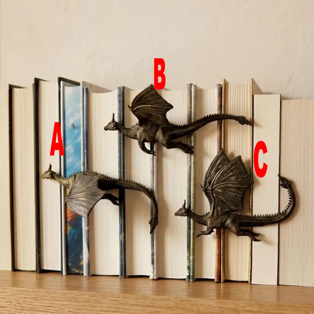 The Legendary Soaring Dragon Bookshelf Decor