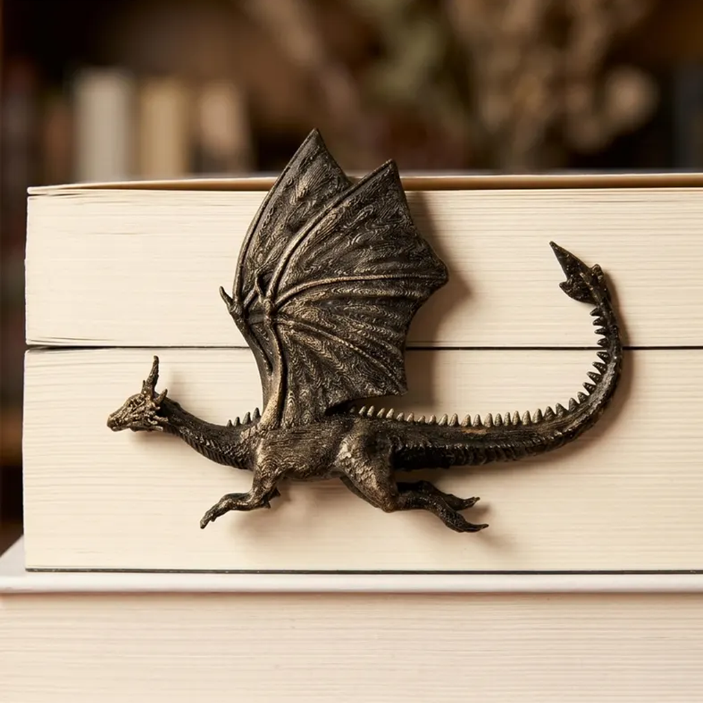 The Legendary Soaring Dragon Bookshelf Decor