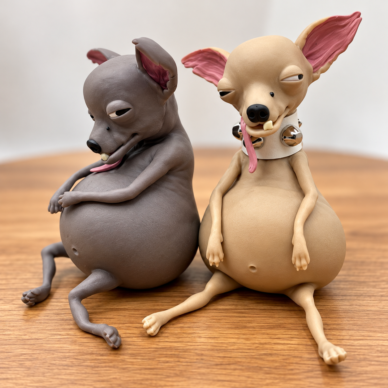 Funny Chubby Chihuahua Figurines