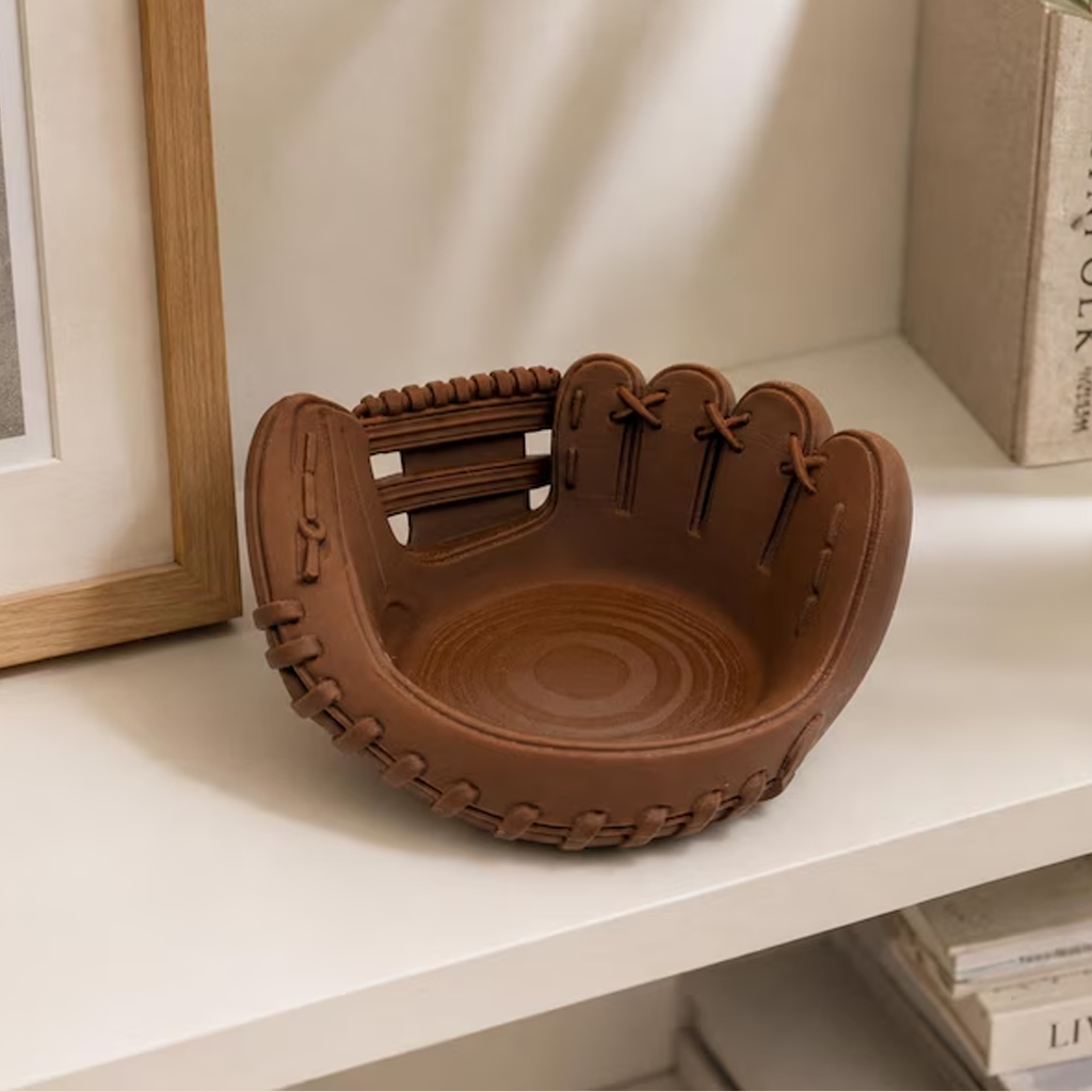 Vintage Baseball Glove Catchall Valet