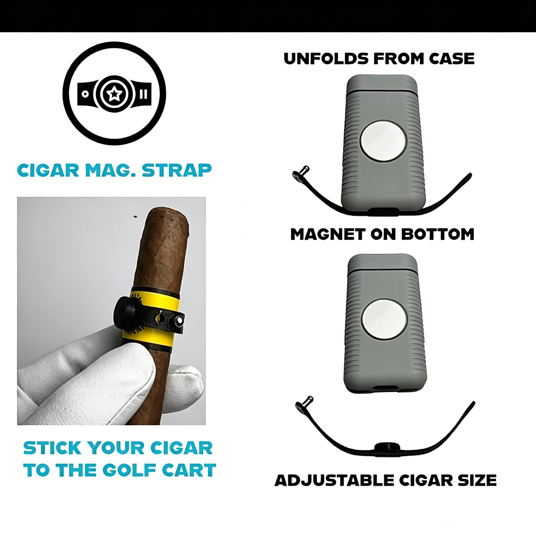 6-in-1 Golf Accessory Tool – Ball Marker, Divot Tool, Lighter