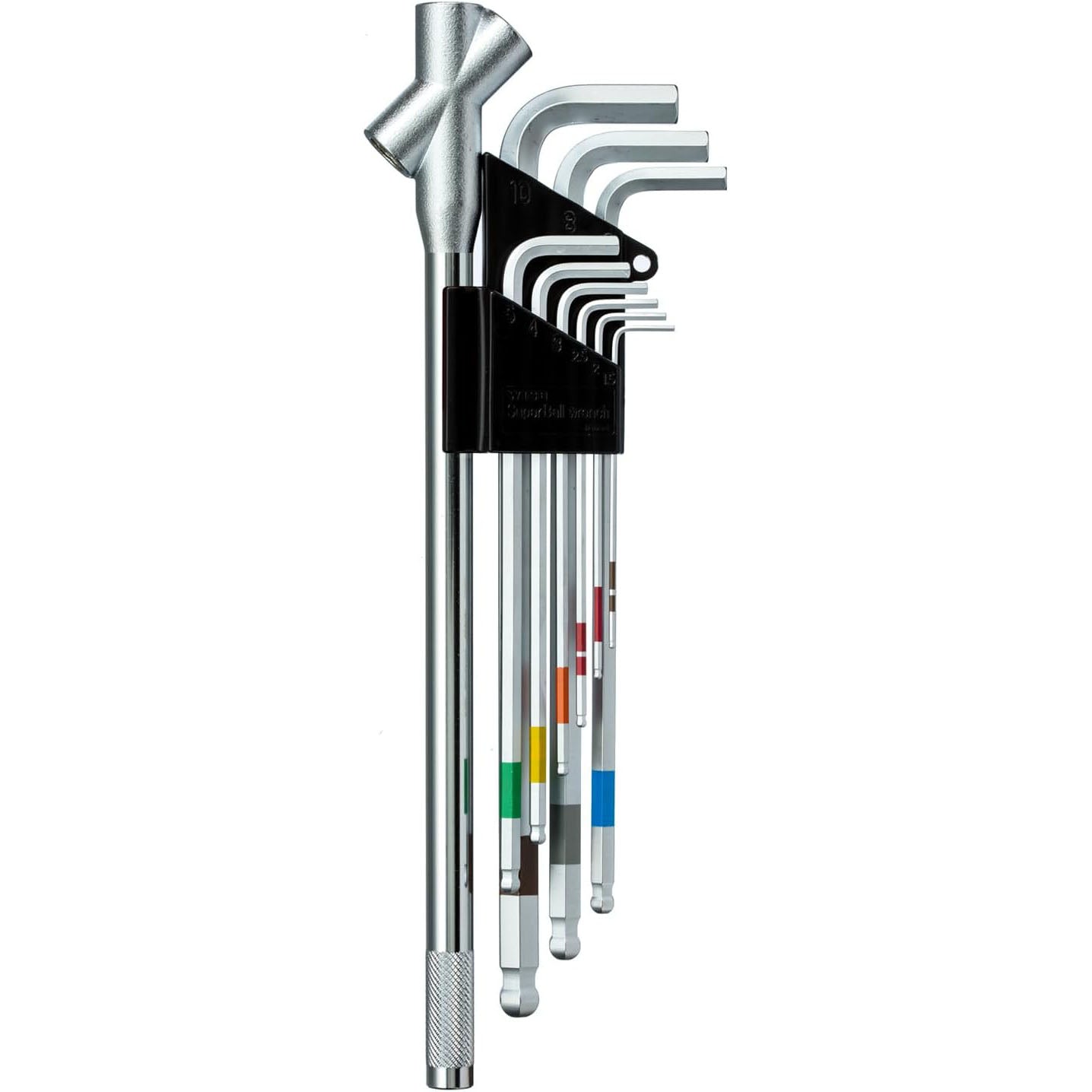 Ball Point Hex Key Wrench Set – 9 Piece (Long Handle)