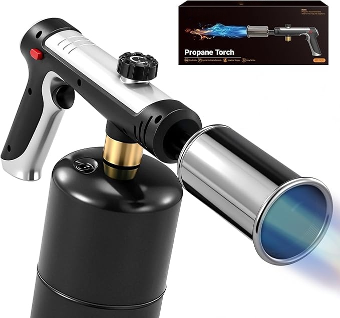 Propane Torch—Adjustable Flame, with Safety Lock