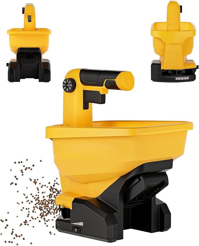 Cordless Handheld All Season Seed & Salt Spreader