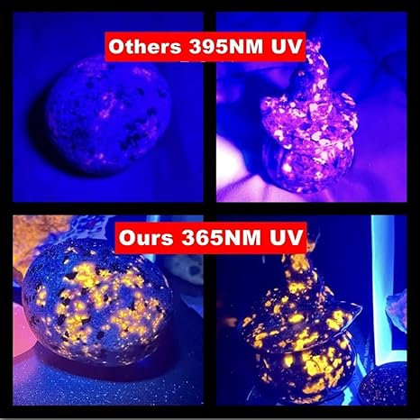 Rechargeable 365nm UV Flashlight
