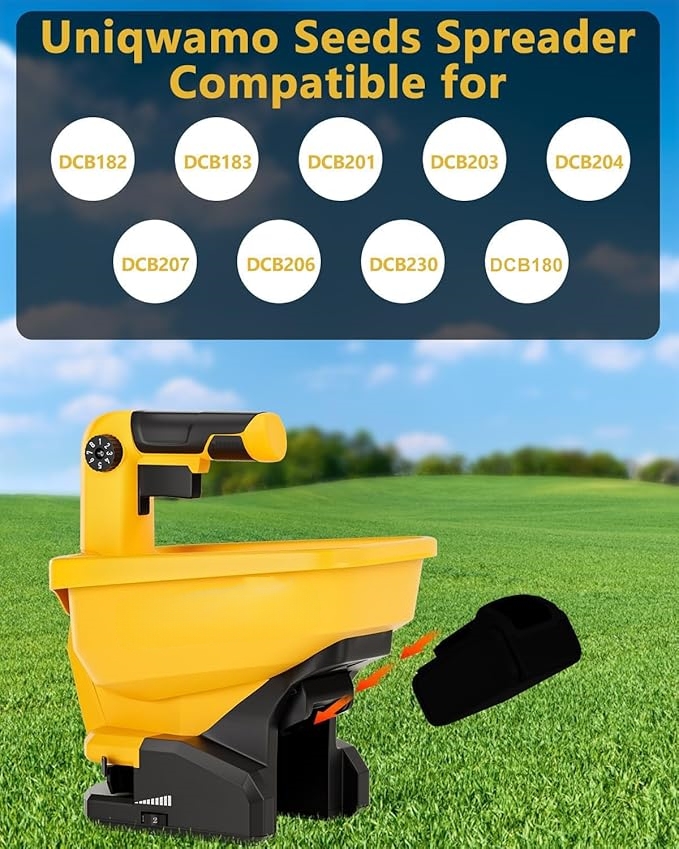 Cordless Handheld All Season Seed & Salt Spreader