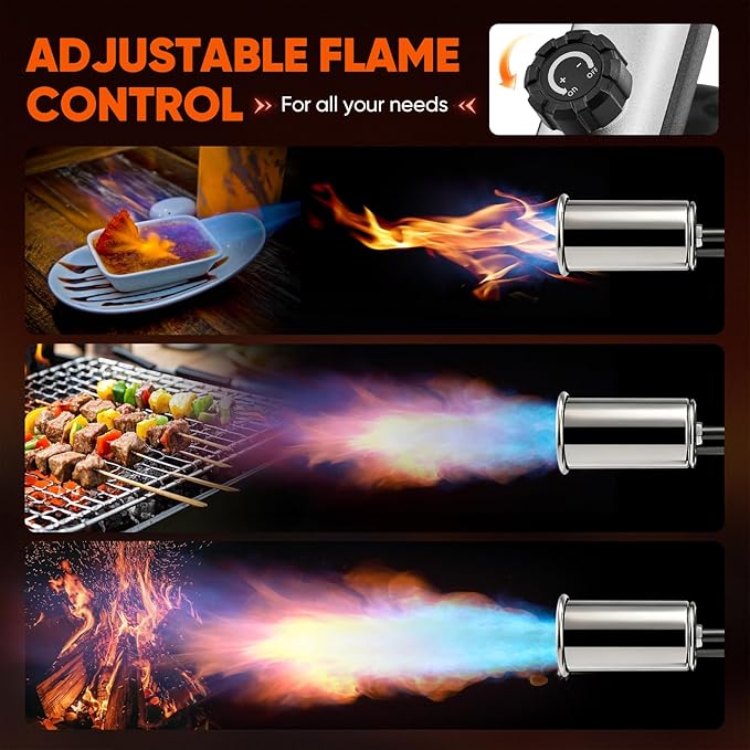 Propane Torch—Adjustable Flame, with Safety Lock