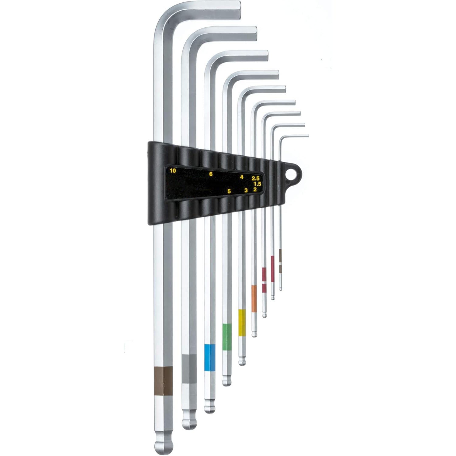 Ball Point Hex Key Wrench Set – 9 Piece (Long Handle)
