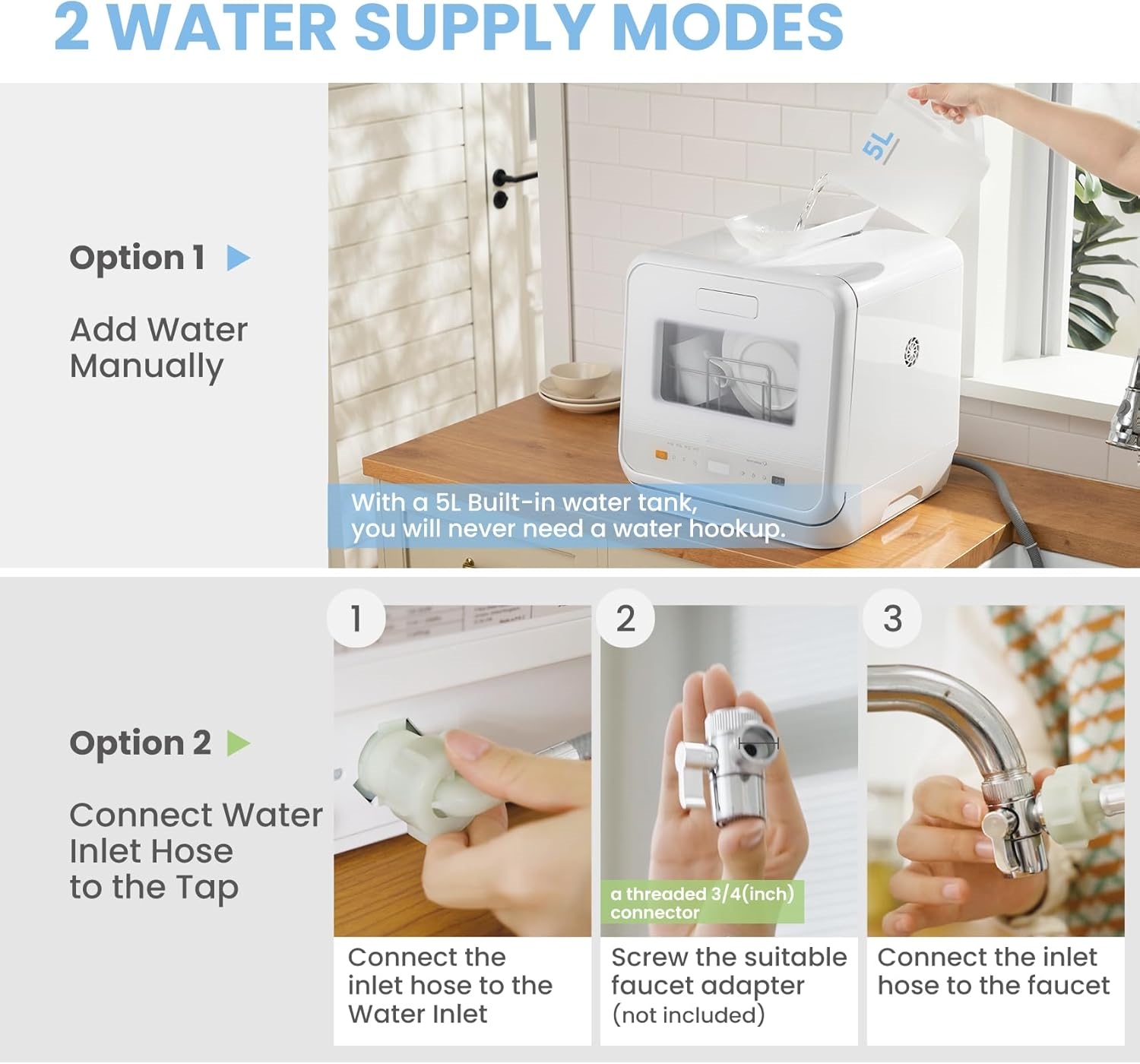 Mini Countertop Dishwasher