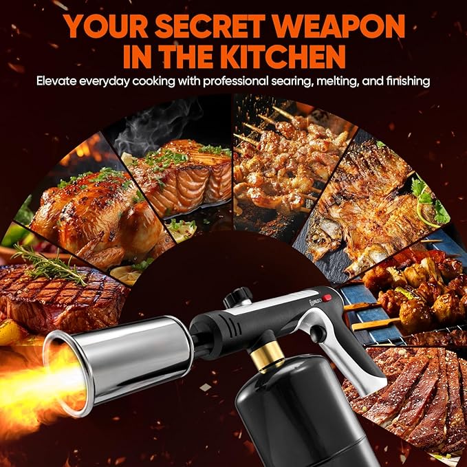 Propane Torch—Adjustable Flame, with Safety Lock