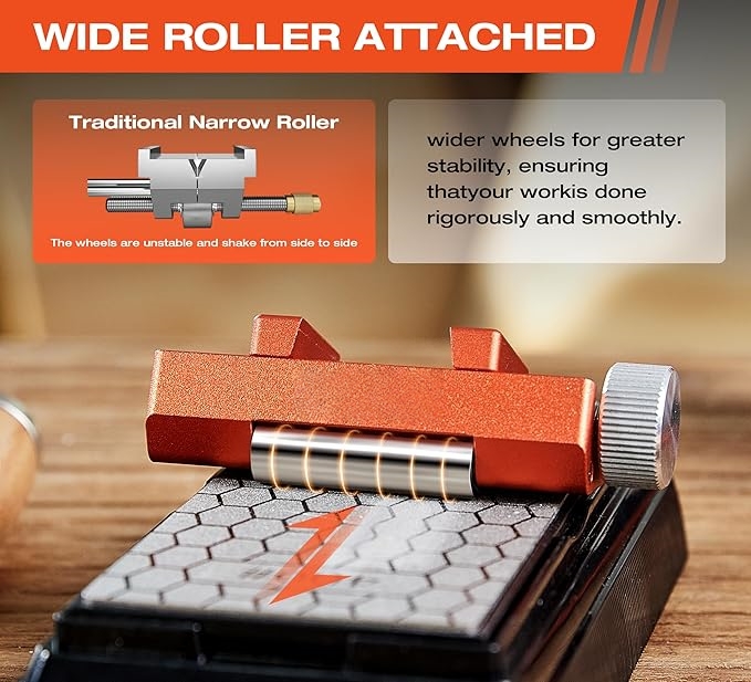 Multi-Angle Honing Guide for Chisel & Planer Blades – 15°–50° Adjustable