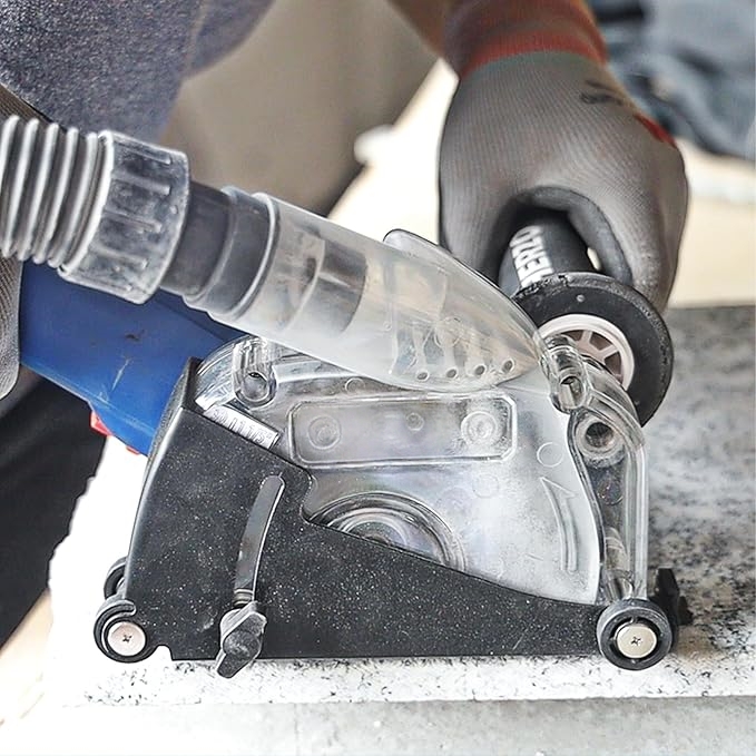 Angle Grinder Dust Collection Hood - Dust Extraction and Cutting Guard