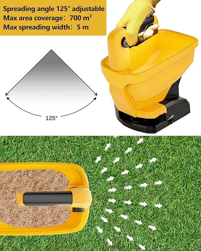 Cordless Handheld All Season Seed & Salt Spreader