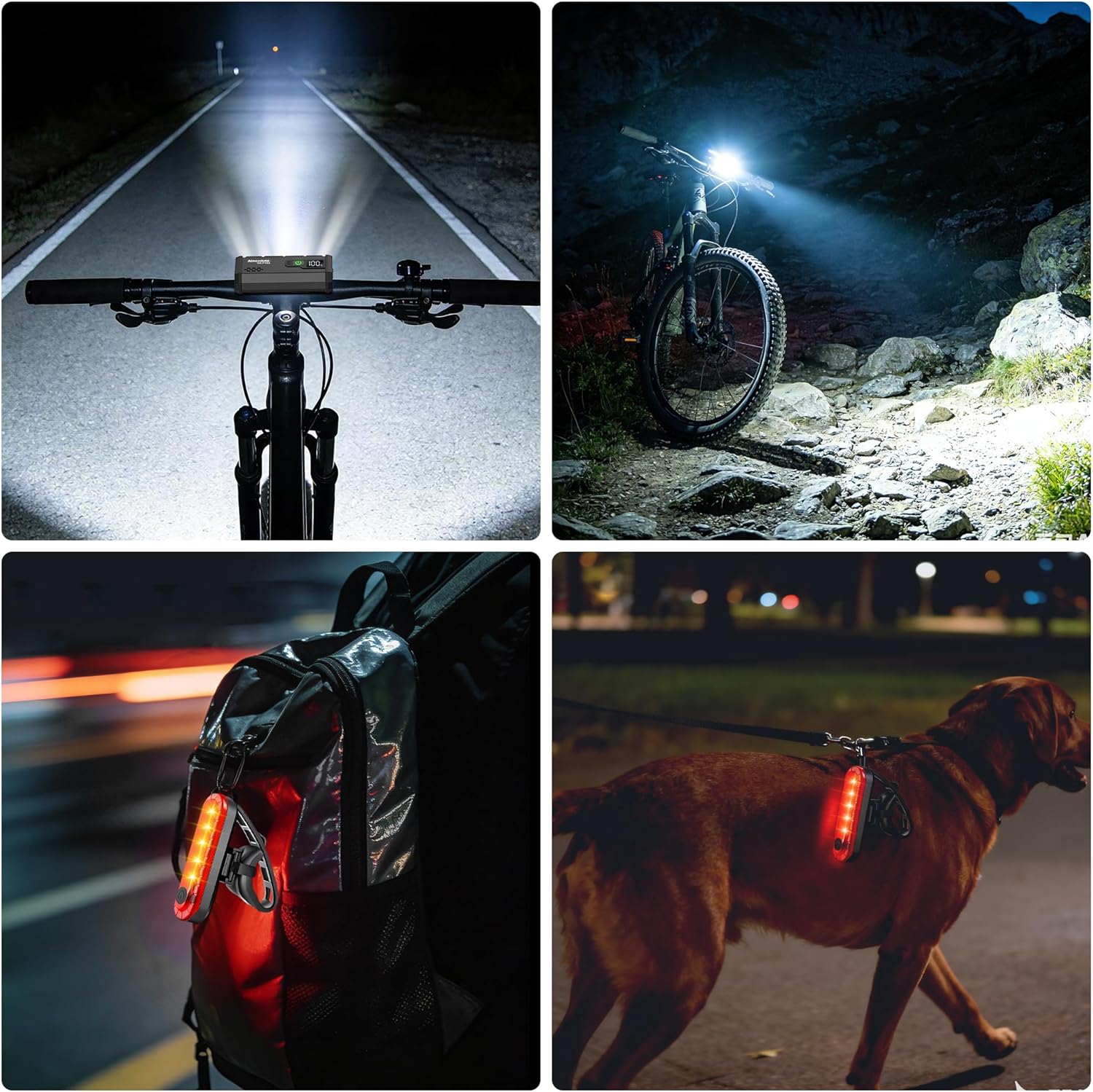 Ultra-Bright Bike Light—Features an LCD Screen So You Never Have to Guess How Much Battery Is Left