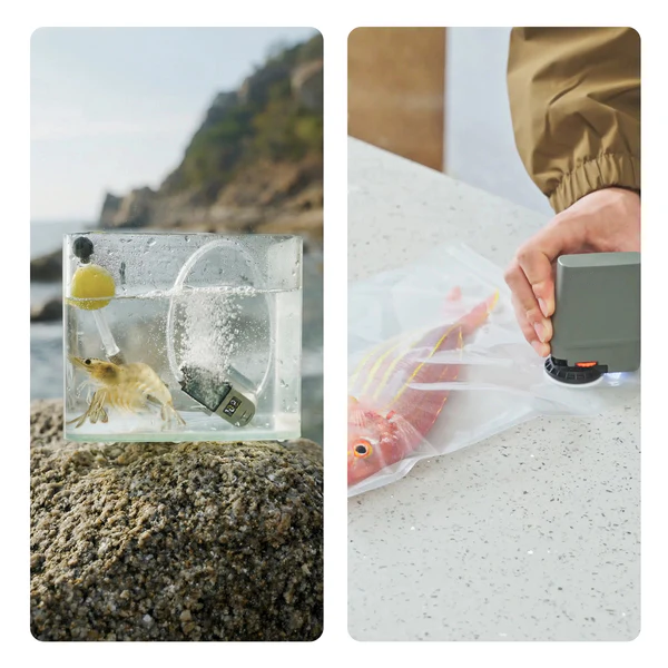 2-in-1 Waterproof Foamer and Vacuum Sealer