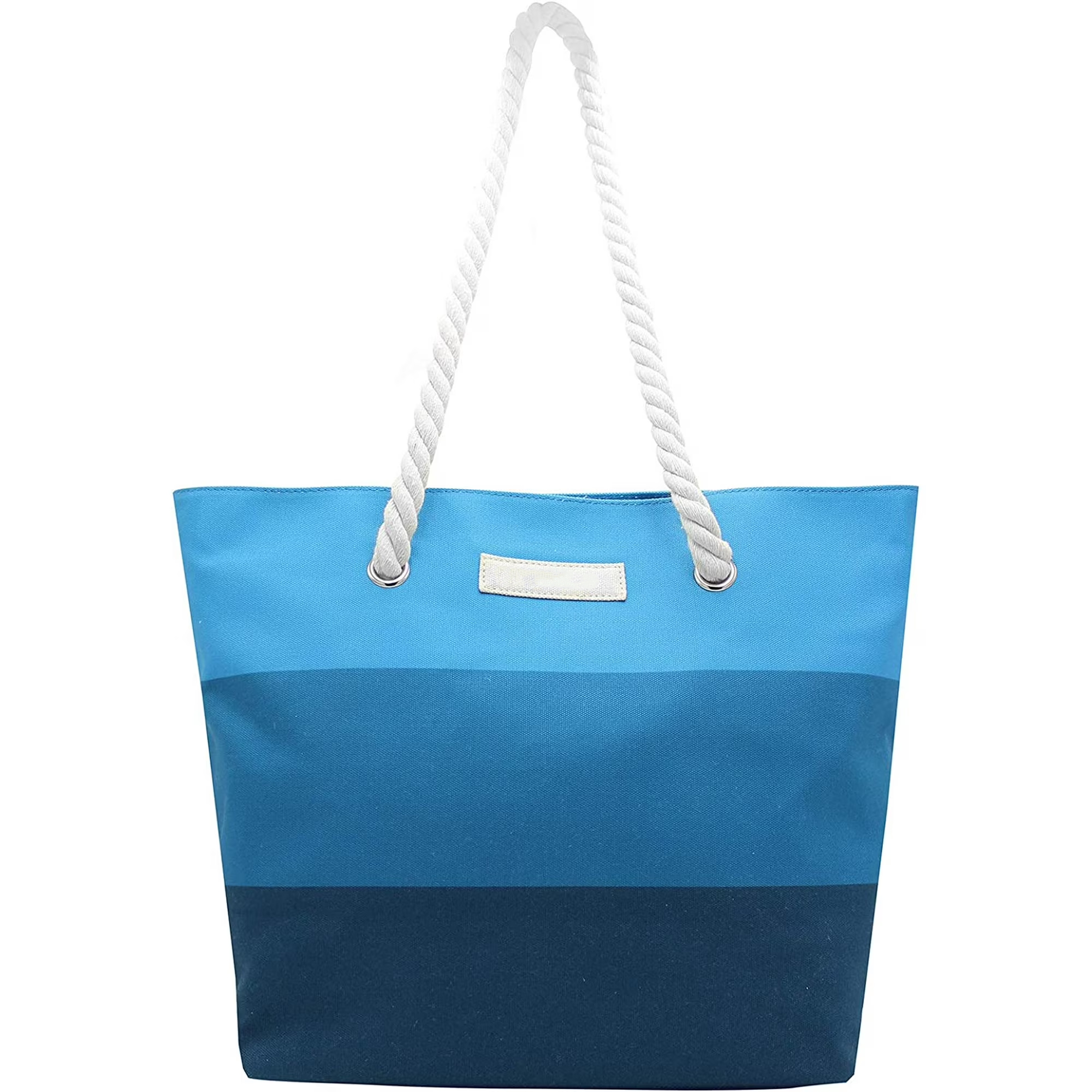 Beach Wine Tote with Hidden Leak-Proof Insulated Compartment