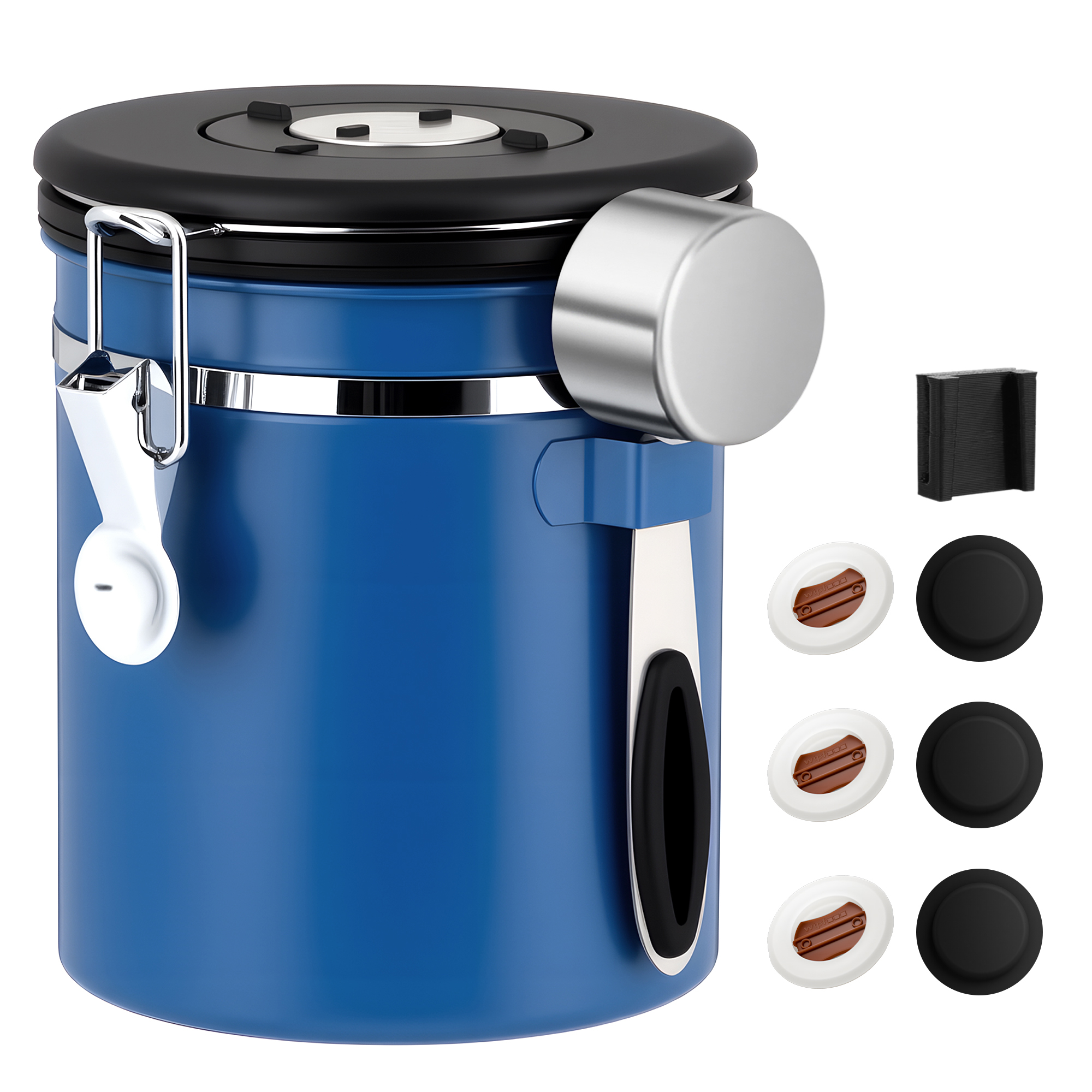 Coffee Canister Airtight Coffee Container Stainless Steel Coffee Bean Storage Container with Scoop Coffee Canister for Beans Grounds Sugar Flour Tea Cereal