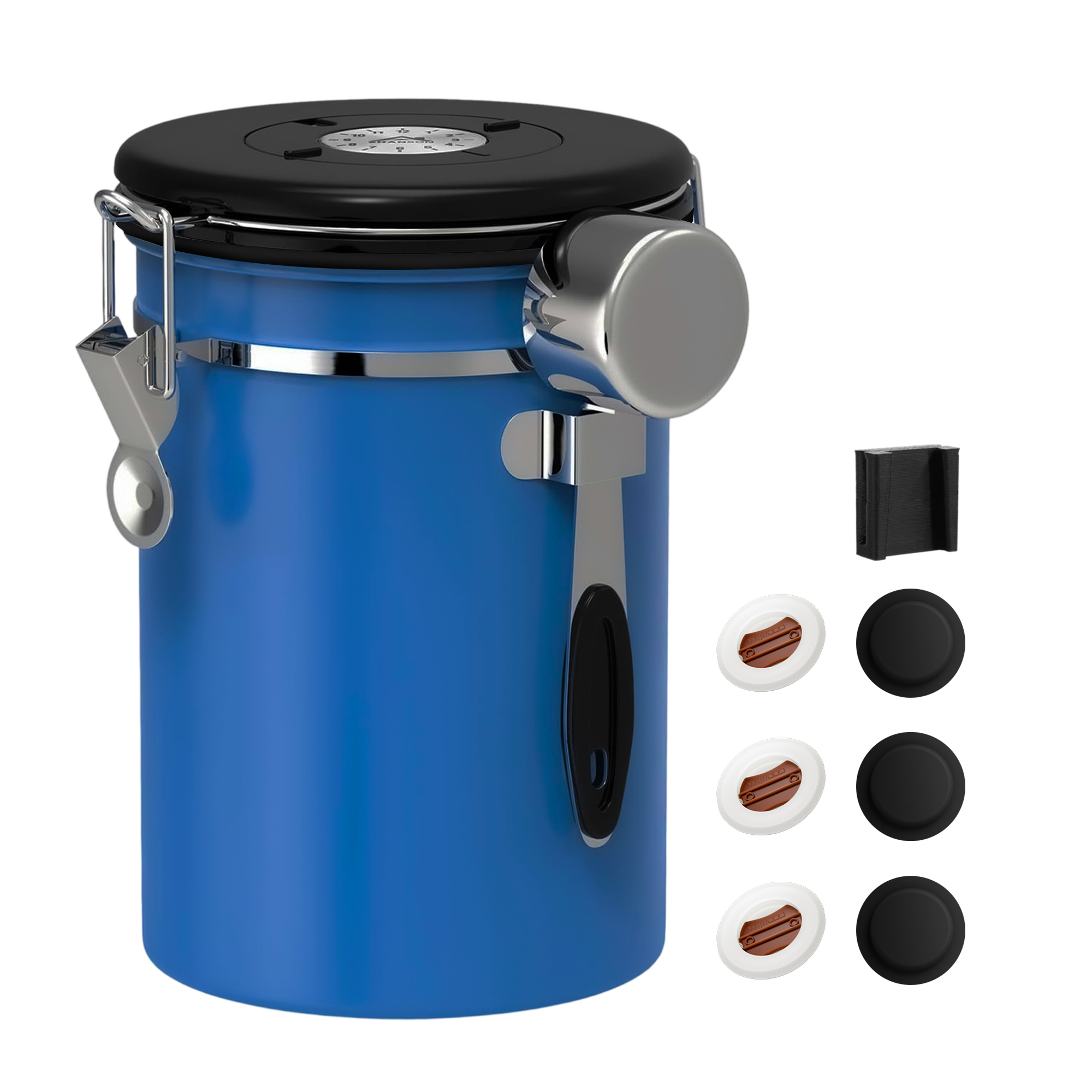 Coffee Canister Airtight Coffee Container Stainless Steel Coffee Bean Storage Container with Scoop Coffee Canister for Beans Grounds Sugar Flour Tea Cereal