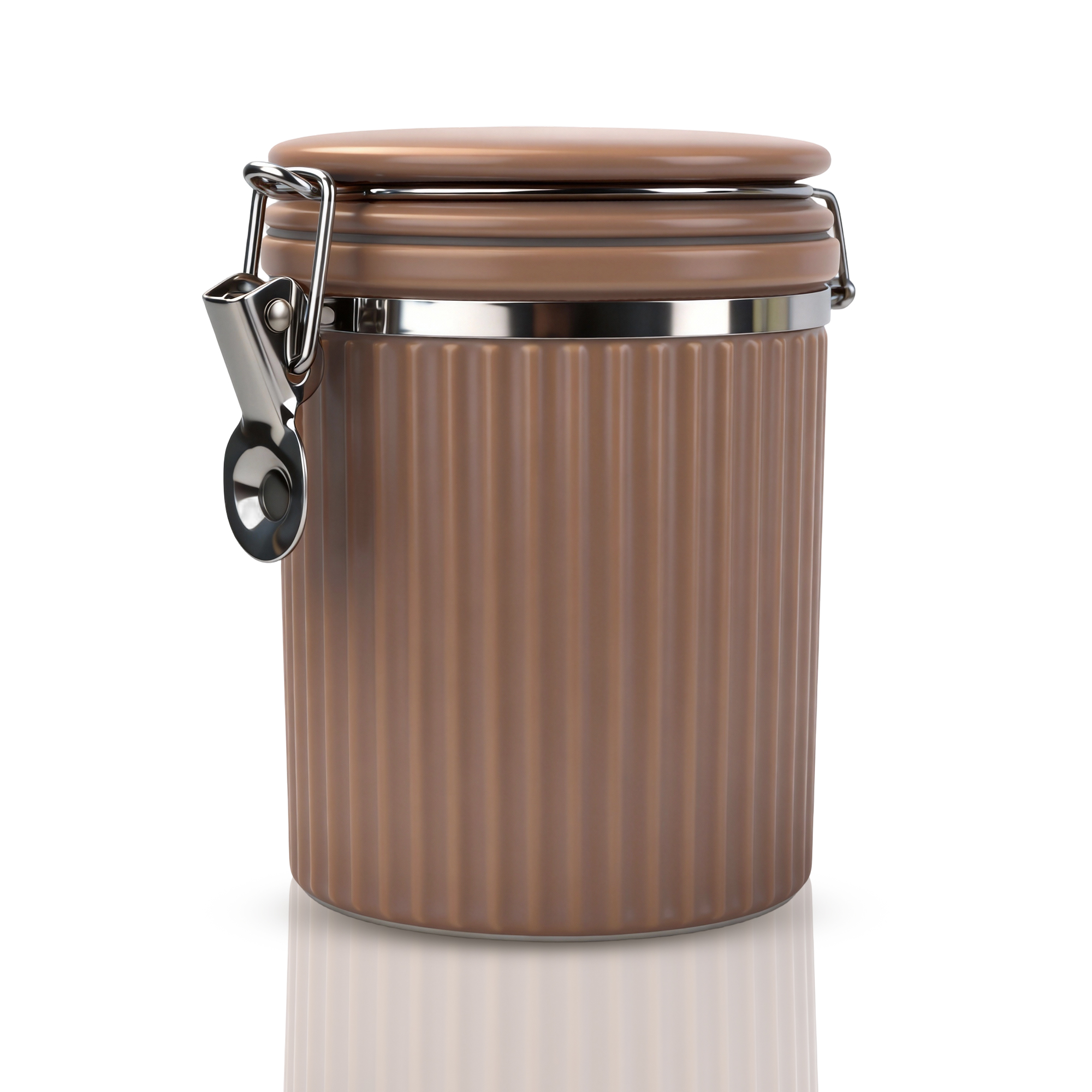 ShanSon Ceramic Kitchen Canisters Porcelain Food Storage Jar with lie 700ml/24 fl.oz Airtight Freshness Oxidation-Resistant for Flour, Sugar, Coffee,Tea, Oatmeal, Biscuits, Pantry & Countertop Organization