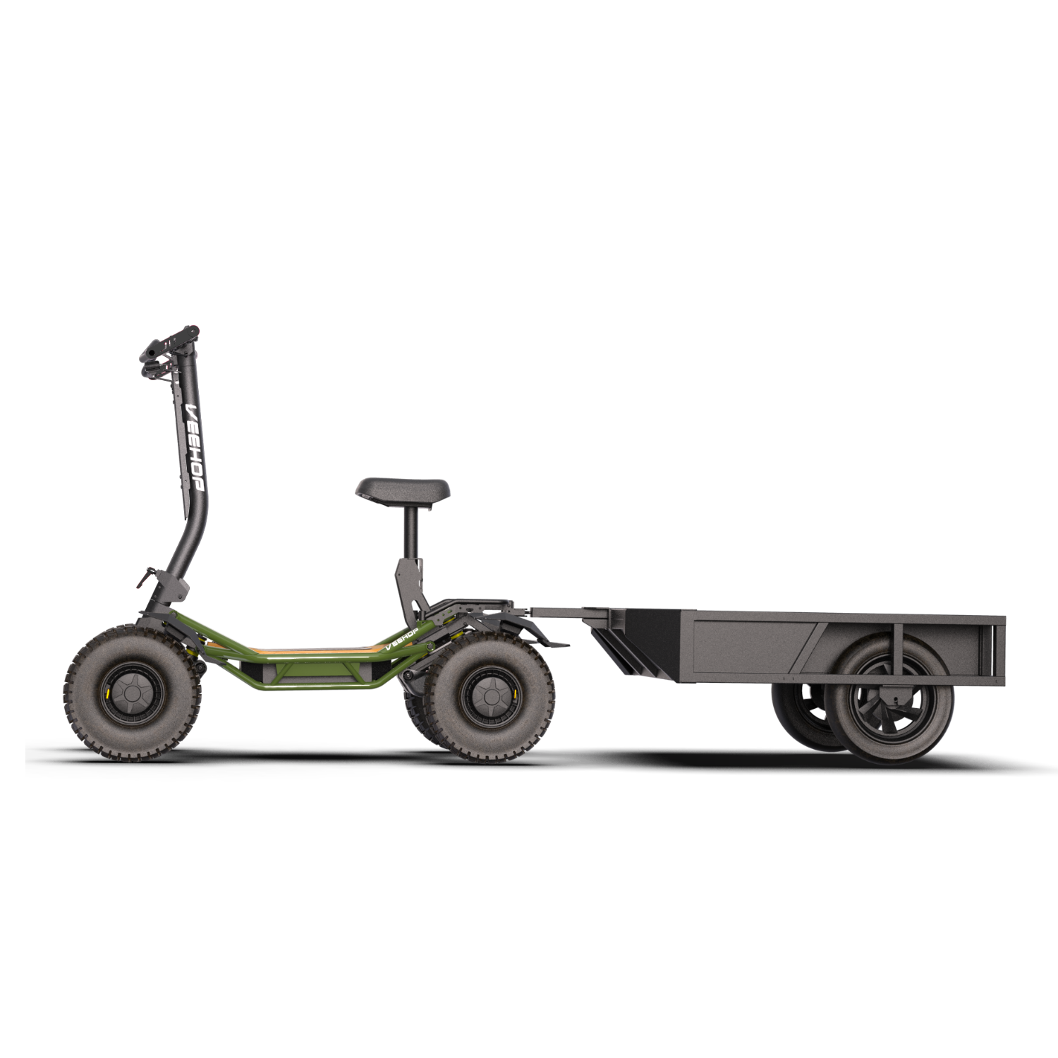 Patinete VEEHOP todoterreno de 4 ruedas motrices con asiento plegable 3200w / 6400w 40ah