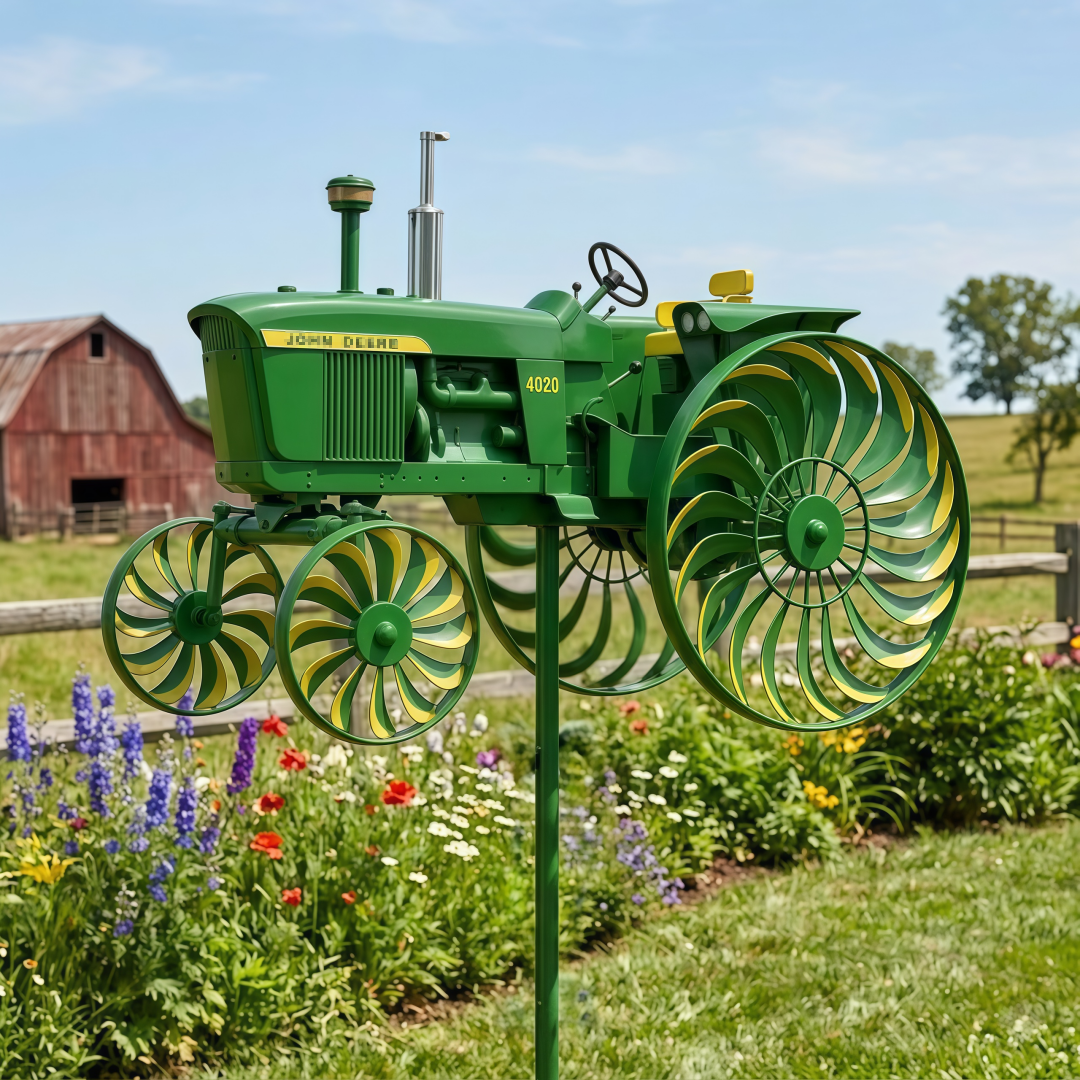 🔥Limited Edition, Only 100 Sets Left! Classic Tractor Garden Wind Spinner