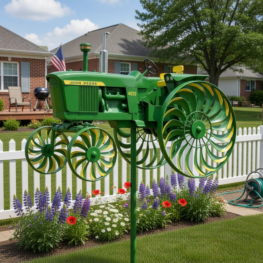 🔥Limited Edition, Only 100 Sets Left! Classic Tractor Garden Wind Spinner