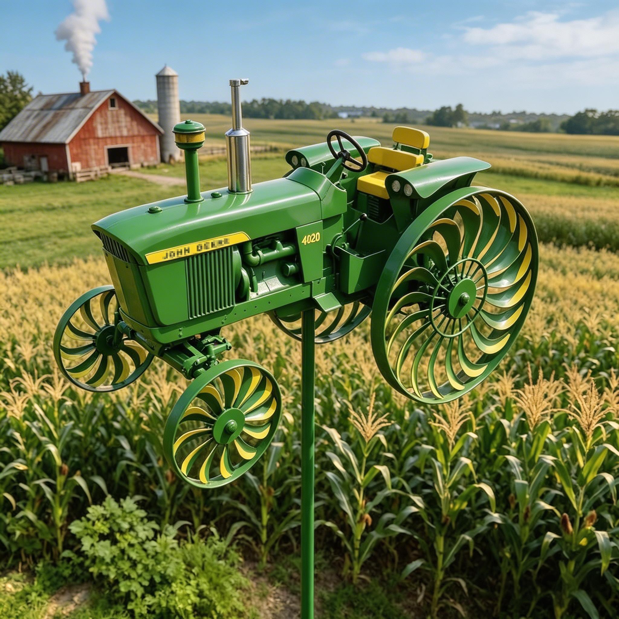 🔥Limited Edition, Only 100 Sets Left! Classic Tractor Garden Wind Spinner