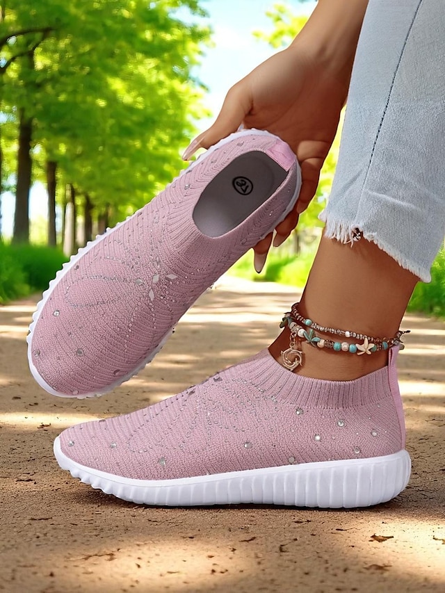 Women’s Slip-On Walking Shoes – Lightweight, Breathable & Comfortable for All-Day Wear