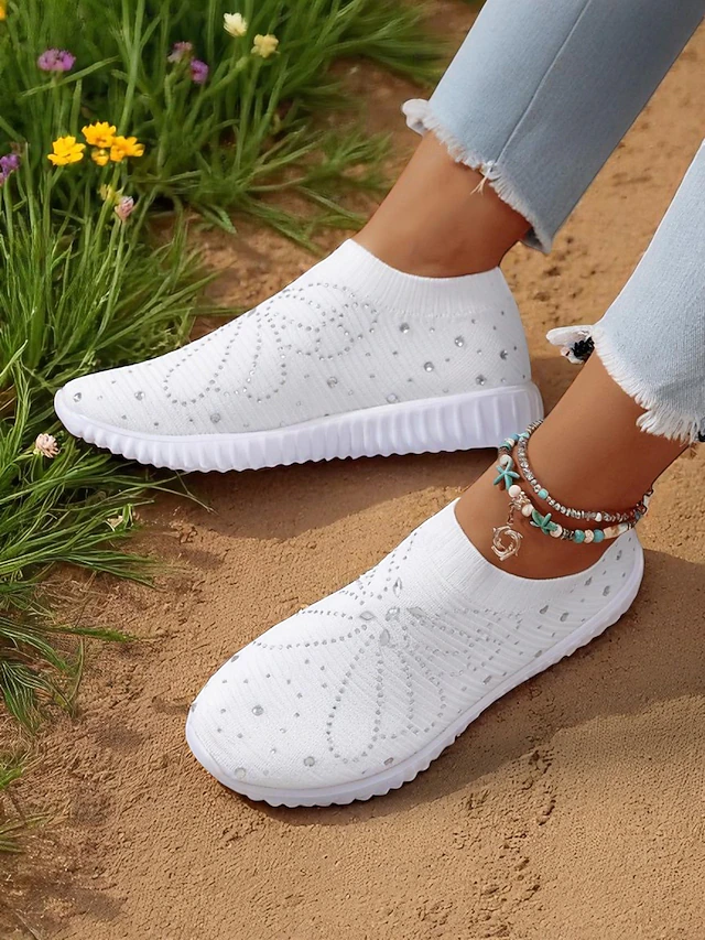 Women’s Slip-On Walking Shoes – Lightweight, Breathable & Comfortable for All-Day Wear