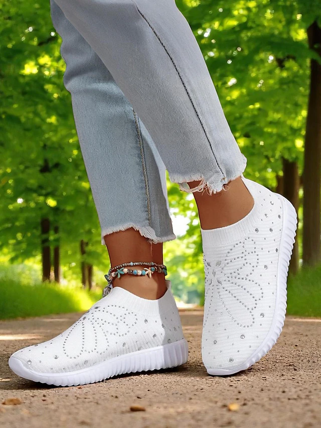 Women’s Slip-On Walking Shoes – Lightweight, Breathable & Comfortable for All-Day Wear