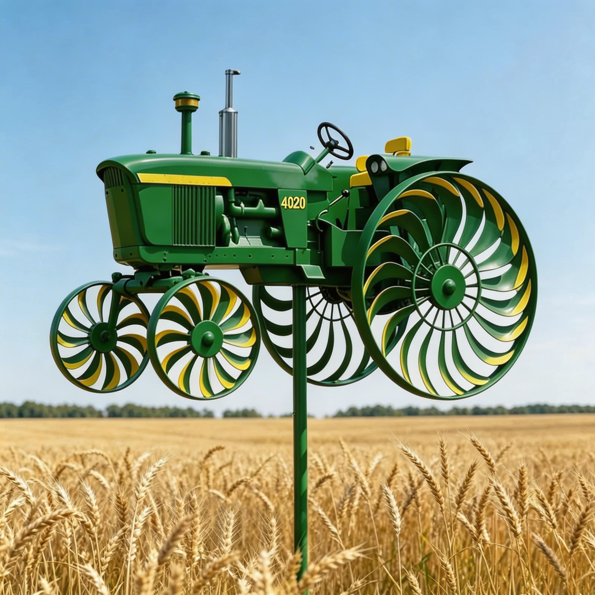 🔥Limited Edition, Only 100 Sets Left! Classic Tractor Garden Wind Spinner