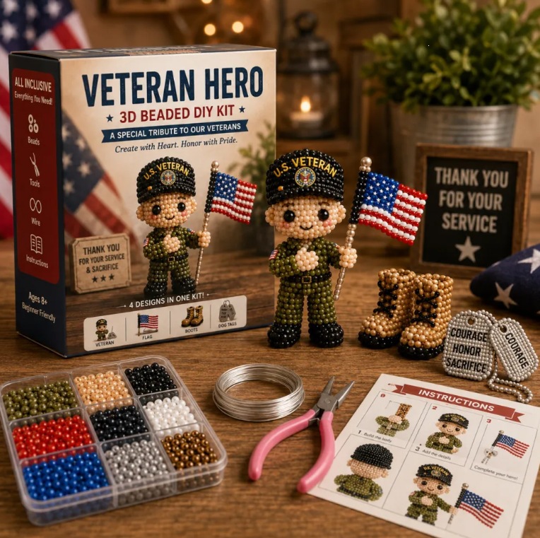 🔥Limited Edition - 🧵✨Petite 3D Beaded Animal Craft Kit