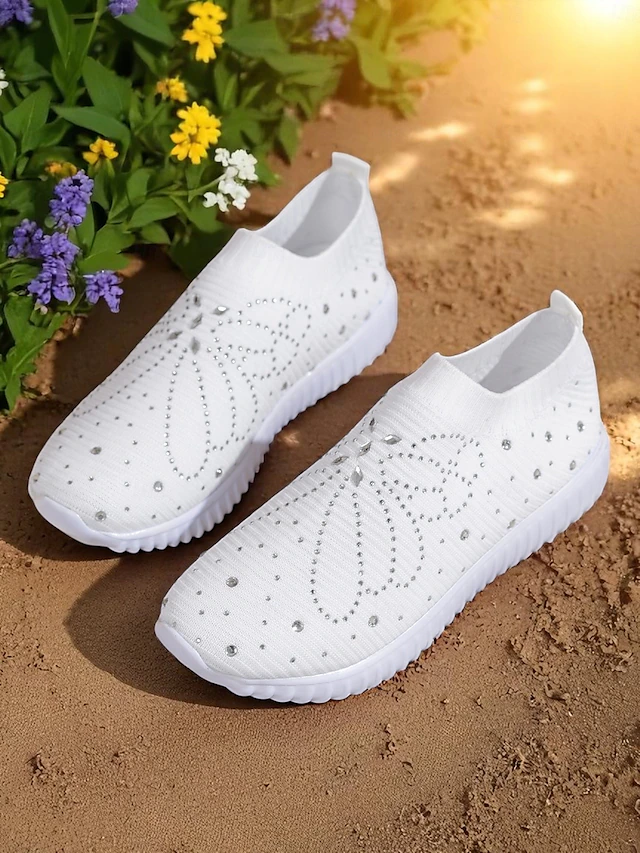 Women’s Slip-On Walking Shoes – Lightweight, Breathable & Comfortable for All-Day Wear